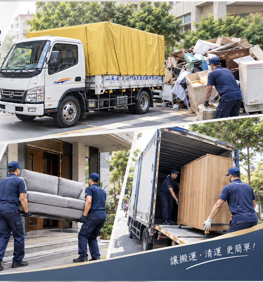 家庭廢棄物、大型家具、裝潢後清運推薦首選的三大亮點